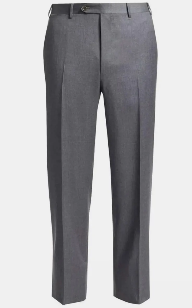 Mens Tailored Formal Dress Trousers